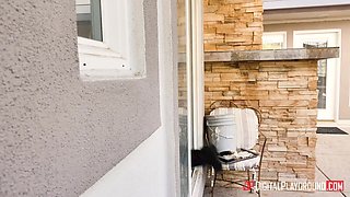 Nicolette Shea's Wild Kitchen Affair with Blonde Passion