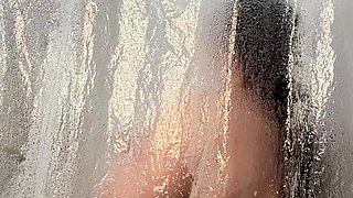 Busty brunette solo masturbation