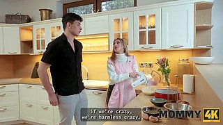 MOMMY4K. Bathroom game ended up as a really hot sex with mature whore: Blowjob, Milf  Hardcore Porn