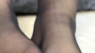 POV BBW Mistress Catastrov Stocking Worship - Sniff My Sweaty Stockings