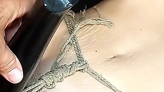 Dacey Is Frogtied for Bondage Orgasms Until She Make Mr. Mack Cum
