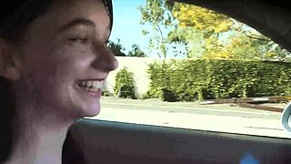 Hot teens sucking cock outdoors in pov scene in hd