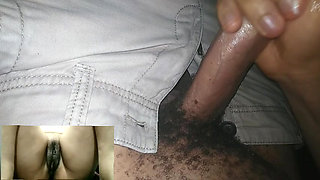 Masturbating on a video call