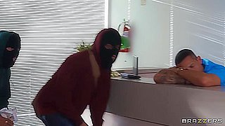 Damion Dayski, Lucy Lotus And Red Eviee - Cash Counted & Pussy Pounded