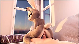 Judy Hopps Riding Your Cock With Car Toon