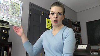 Miss Stevens; Naughty Boy Hand Spanking