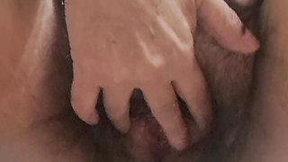 Undressing because your vagina is dirty and wet needs to be washed