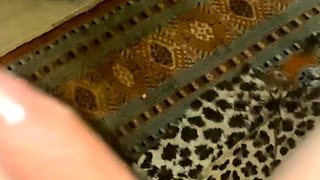 A guy fucking HOT shemale in homemade action