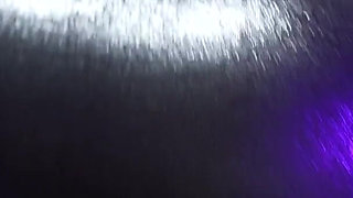 Bimbo in Tight Silver Dress Teases and Fucks