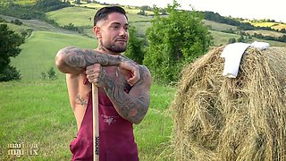 Mariana Martix - Fucks A Italian Stalion Farmer Outdoors