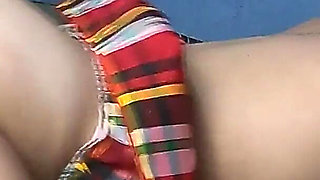 Student Has Fun with Her Teacher