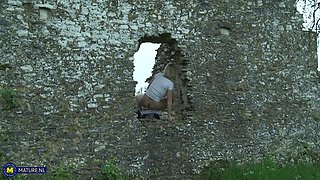 Compilation Of Mature Molly Maracas Pissing Outdoor On The Beach, In The Shower And More