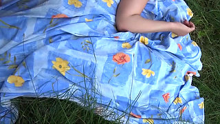 A good fuck outdoor with a big young dickk for the Italian MILF