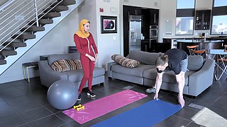 Arab girl Anissa Kate works out and gets fucked balls deep