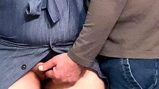 Perv Stepbrother Rubbing My Pussy in Subway