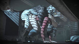 Robaatoo Intense Hardcore Anal Sex: Hot Slut Fucked Doggy Style with Tight Ass Gaping