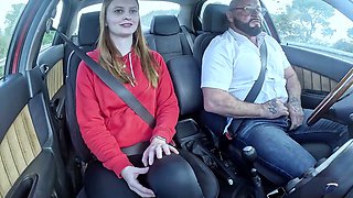 Germain redhead teen Jean Pallett with pale skin surprises older guy with a wild encounter