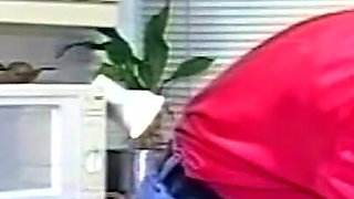 Sloppy Kitchen Blowjob Leads to Dripping Pussy Pounding