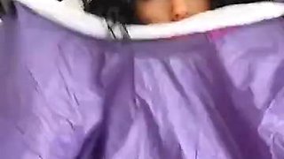 Ladyboy hairdresser cums ebony dental hygienist after cutting her hair