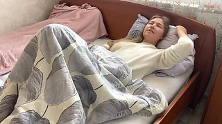 Stacy Via Morning Masturbation & Wet Pussy Orgasm - Homemade MILF Squirts