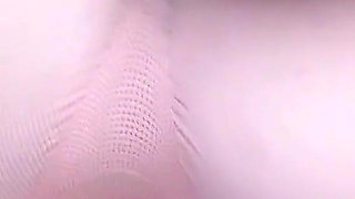 Bbwbootyful playing with my big boobs in work toilet