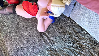 Granny Harley Quinn: Multiple Vibrator Fucking Villainous Slut