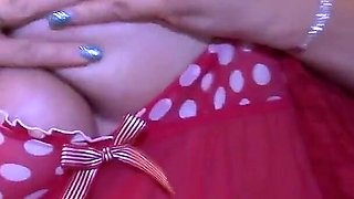 Mature Lulu Lush Plays with Her Big Tits