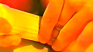 Self Double Penetration with Her Toys