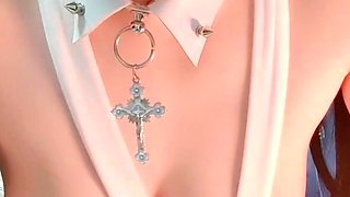 Amateur striptease and Solo masturbation