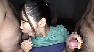 Mature Man and a Beautiful Sports Instructor in a Heated Private Session