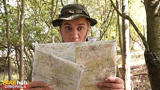 Hot Wife goes wild with stranger in her tent: Czech pornstar gets her pussy licked in public