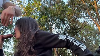 Pulled amateur czech babe outdoor anal fuck