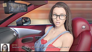 Brunette big tits, game walkthrough, big ass