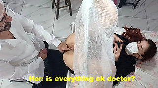 Naughty Gynecologist Fingers Horny Latina Patient Pussy