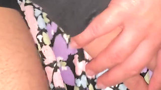 She Grabs the Penis of a Stranger with a Huge Erection.