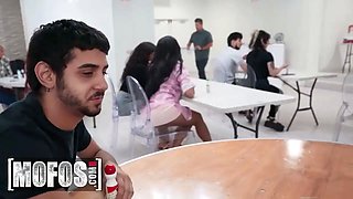 Mofos - kona jade gets playful at bingo night, trading numbers for hot porn and wild joy in the bathroom