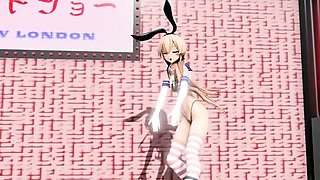 Hentai chick enjoys anal sex at the gym