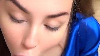 Horny Stepsister Loves Sucking My Cock! Blowjob and Cum in Mouth