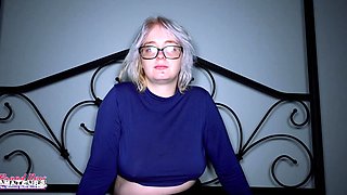 Amateur blonde wife jerking dick 2