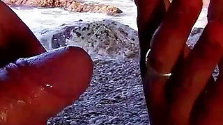 Horny Teen Fayna Ass Fucked by Step Dad on the Beach