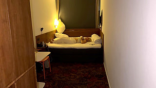 Hotel room satisfaction before fucking she gets it herself and leads me to the boner