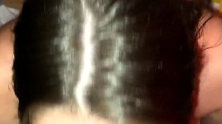 Amateur Bikini Babe in Blue is POV Blowjob Slut