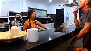 Pikka & Amateur Asian - Thai Girl FFM Double Facials