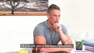 Alexis Crystal and her fabulous figure fucked on a audition couch - woman agent