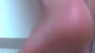 Licking and worship of her soles and flip-flops