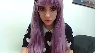 Amateur Webcam Teen Flashes Masturbates