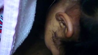 Belle11 sucks big black cock - amateur ebony blowjob