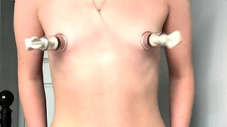 Amateur striptease and Solo masturbation