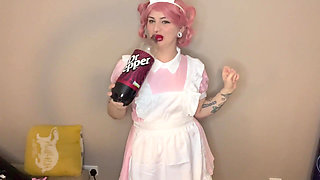 Nurse Joy Try Not to Burp Challenge