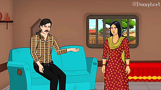 Desi Village Girl And Office Manager Video